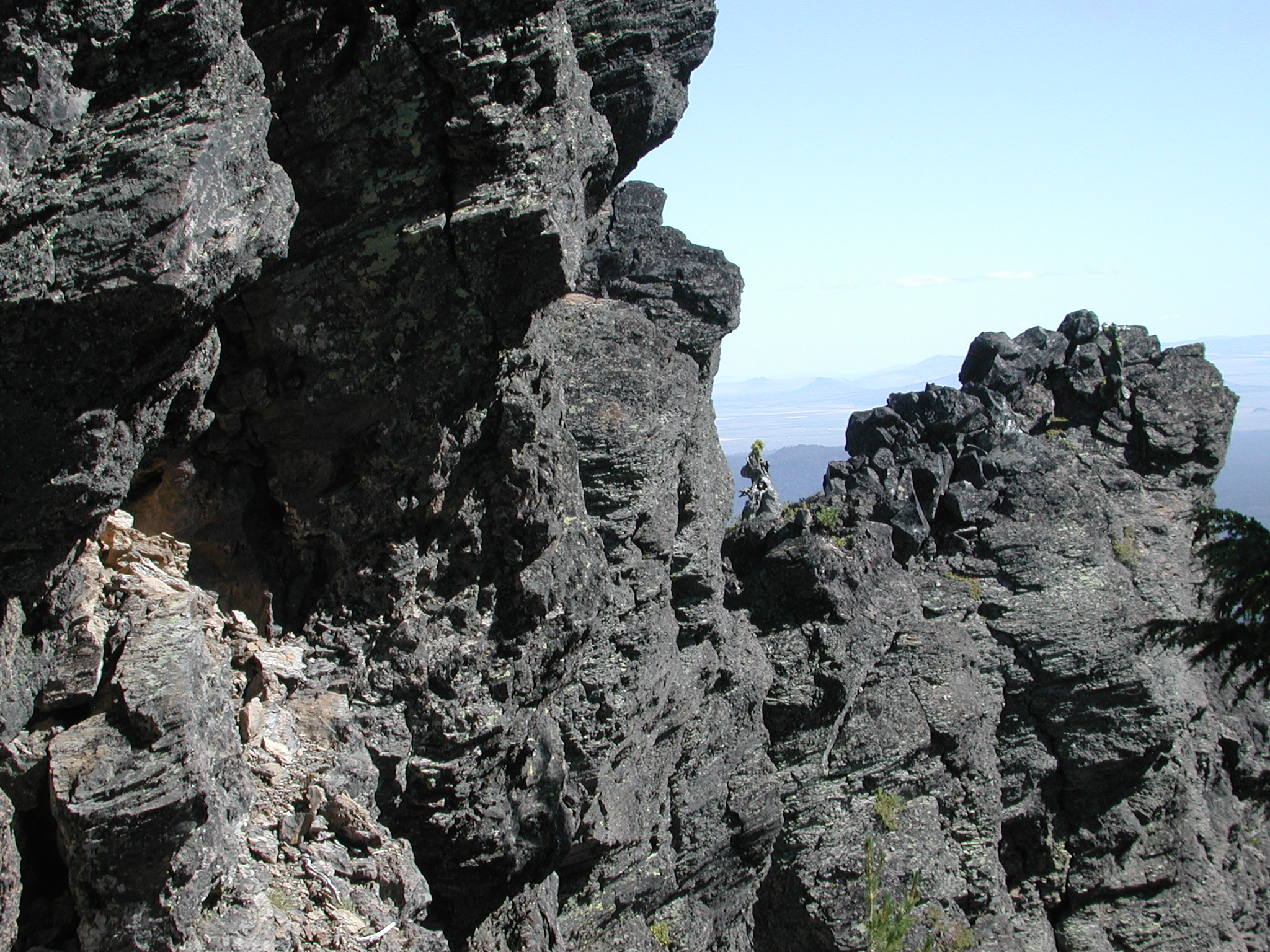 Lava Outcropping, Paulina Peak, Central Oregon