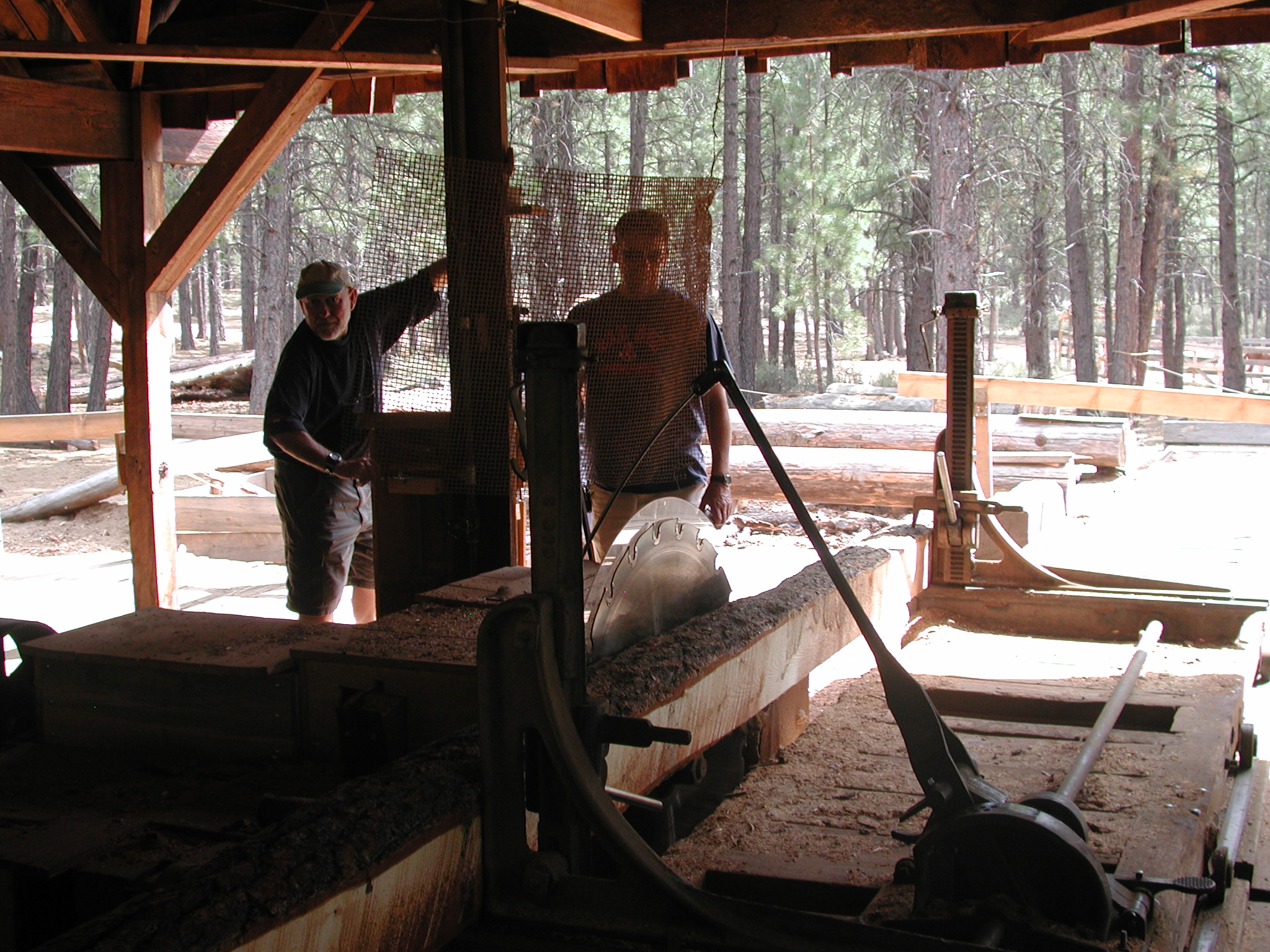 Mike & Matt at Sawmill, High Desert Museum, Oregon